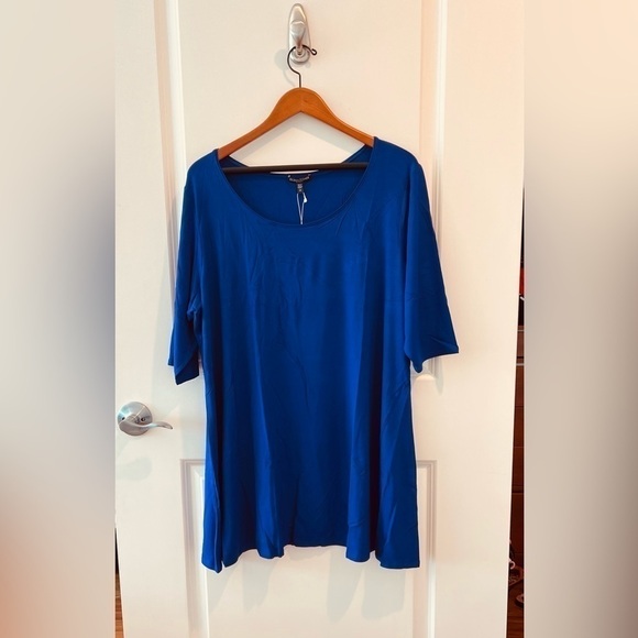ELLEN FISHER Scoop Neck Elbow Sleeve Tunic
NWT - Picture 1 of 10